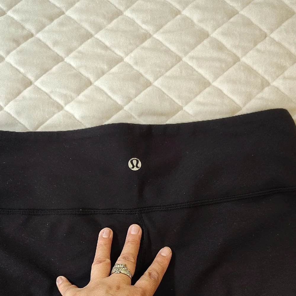 Lululemon Athletica Black Leggings,Size M - Picture 3 of 8